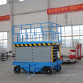 4-20m manual movable mobile scissor lift